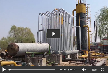 油田壓縮機現場